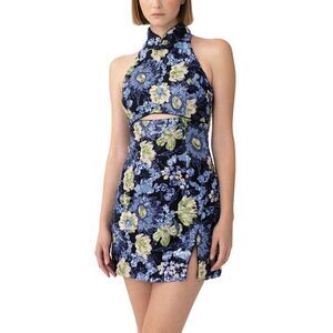 Sau Lee Womens  Sophie Dress, Blue